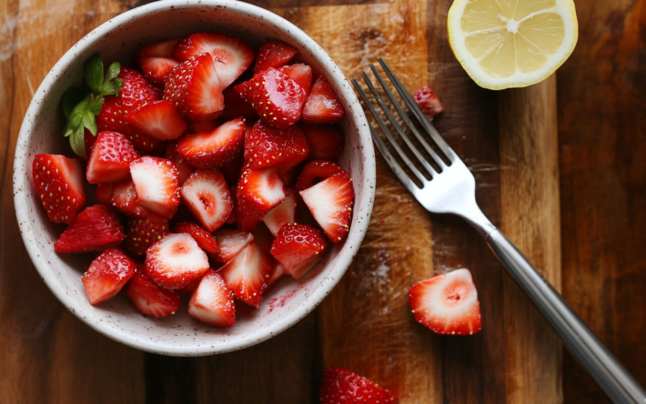 Step 1: Prepare the Strawberry Mixture.