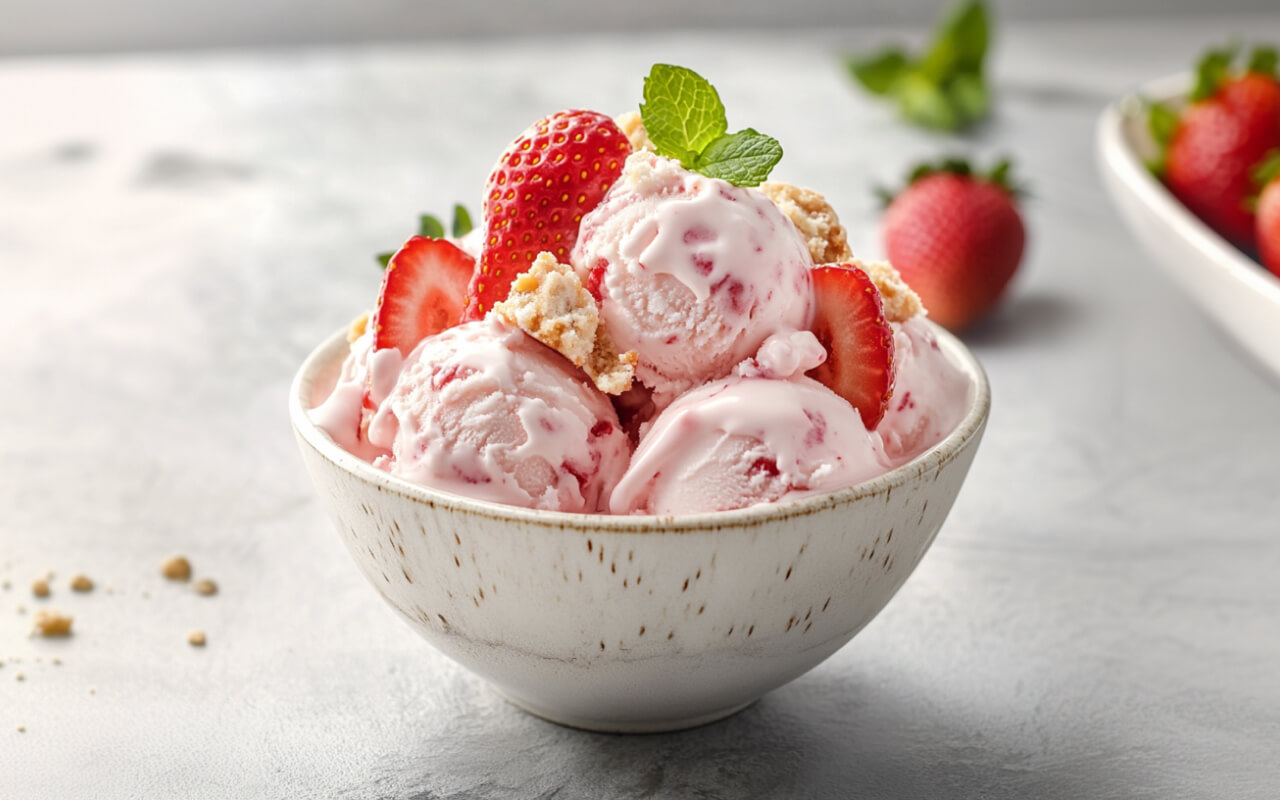 Strawberry Shortcake Ice Cream Recipe